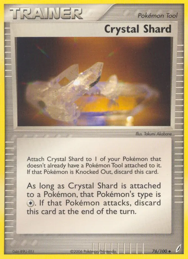 Crystal Shard - Crystal Guardians Pokemon Card