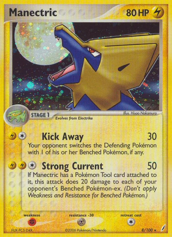 Manectric - Crystal Guardians Pokemon Card