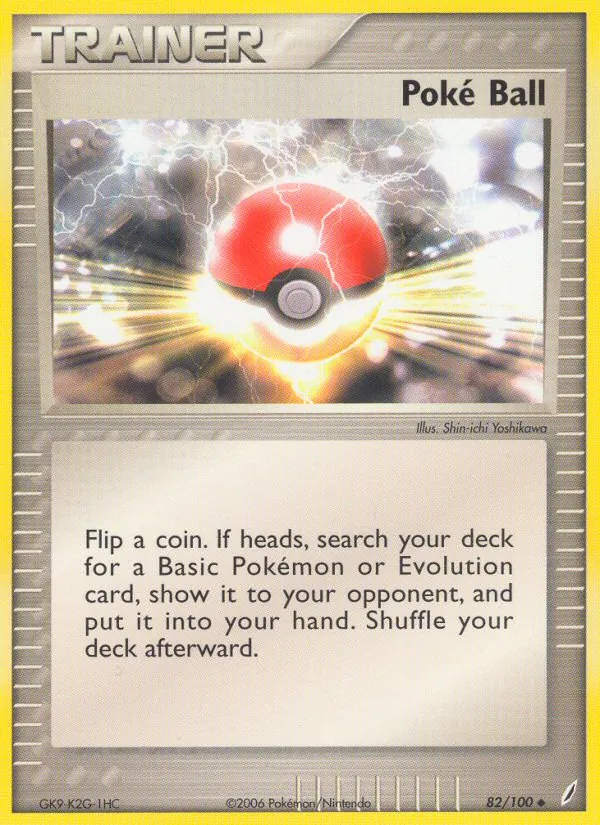Poké Ball - Crystal Guardians Pokemon Card