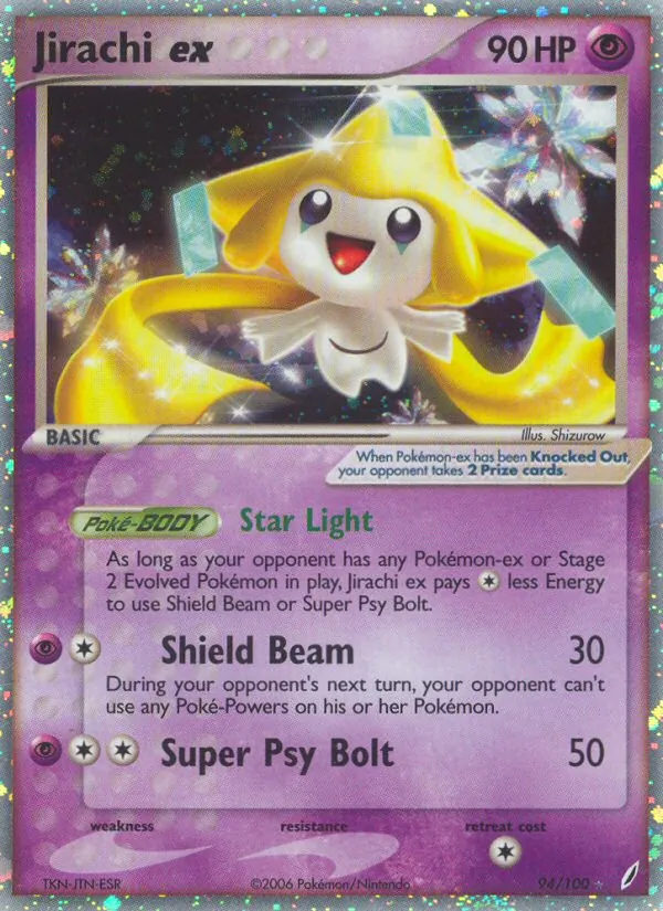 Jirachi ex - Crystal Guardians Pokemon Card