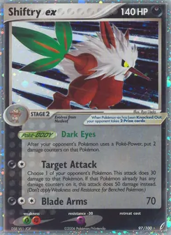 Shiftry ex - Crystal Guardians