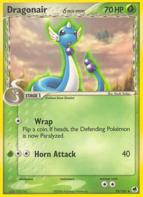 Dragonair δ - Dragon Frontiers Pokemon Card
