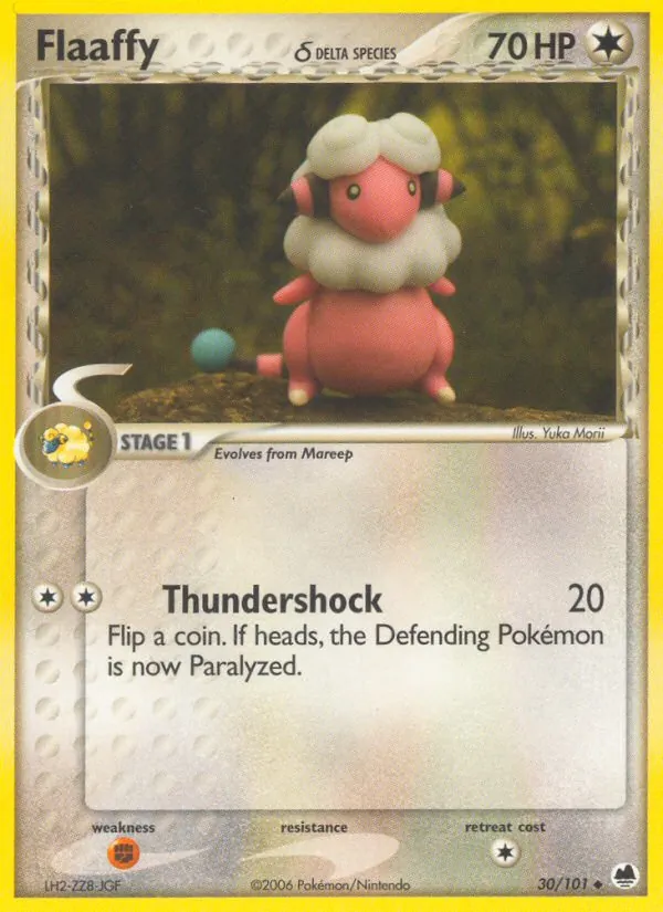 Flaaffy δ - Dragon Frontiers Pokemon Card