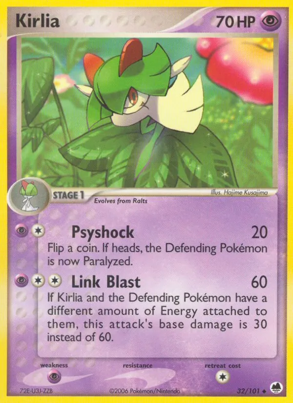 Kirlia - Dragon Frontiers Pokemon Card
