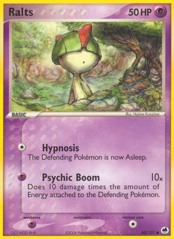 Ralts - Dragon Frontiers Pokemon Card