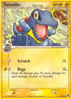 Totodile δ - Dragon Frontiers