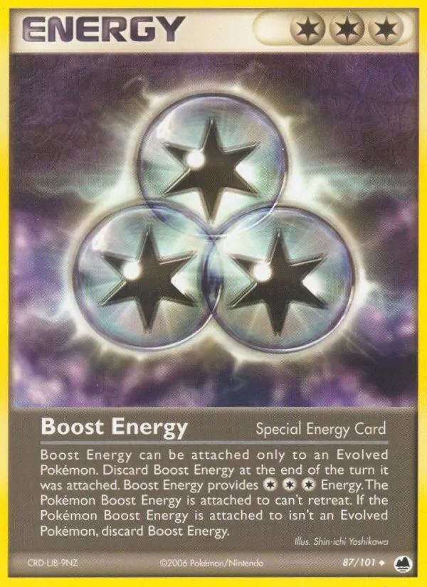 Boost Energy - Dragon Frontiers Pokemon Card