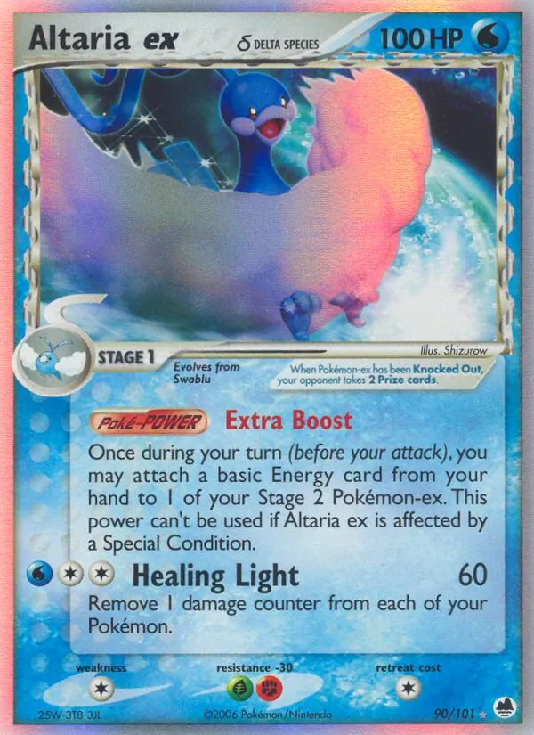 Altaria ex δ - Dragon Frontiers Pokemon Card