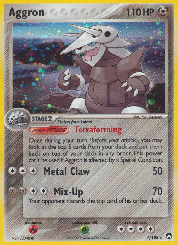 Aggron - Power Keepers Pokemon Card