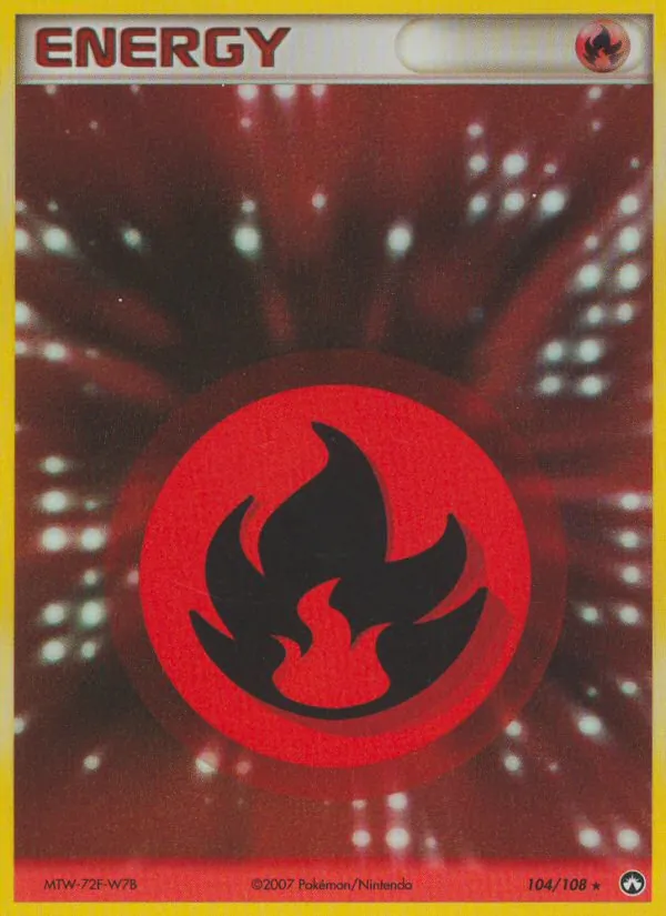 Fire Energy - Power Keepers Pokemon Card