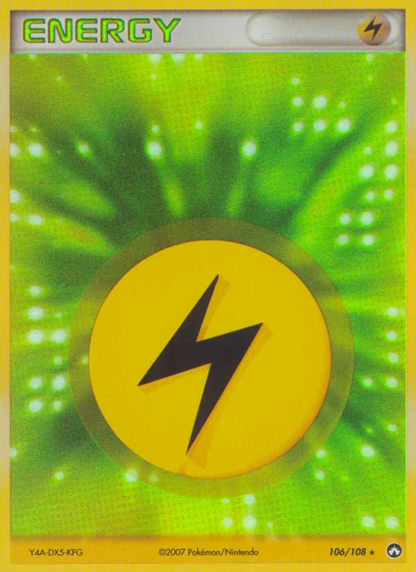 Lightning Energy - Power Keepers Pokemon Card