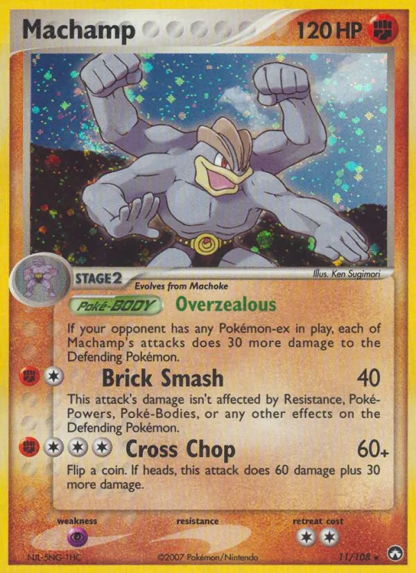 Machamp - Power Keepers Pokemon Card