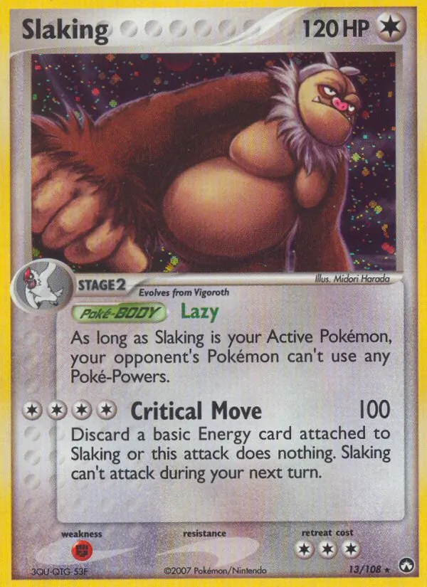 Slaking - Power Keepers Pokemon Card