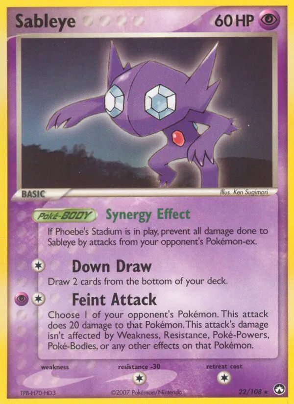 Sableye - Power Keepers Pokemon Card