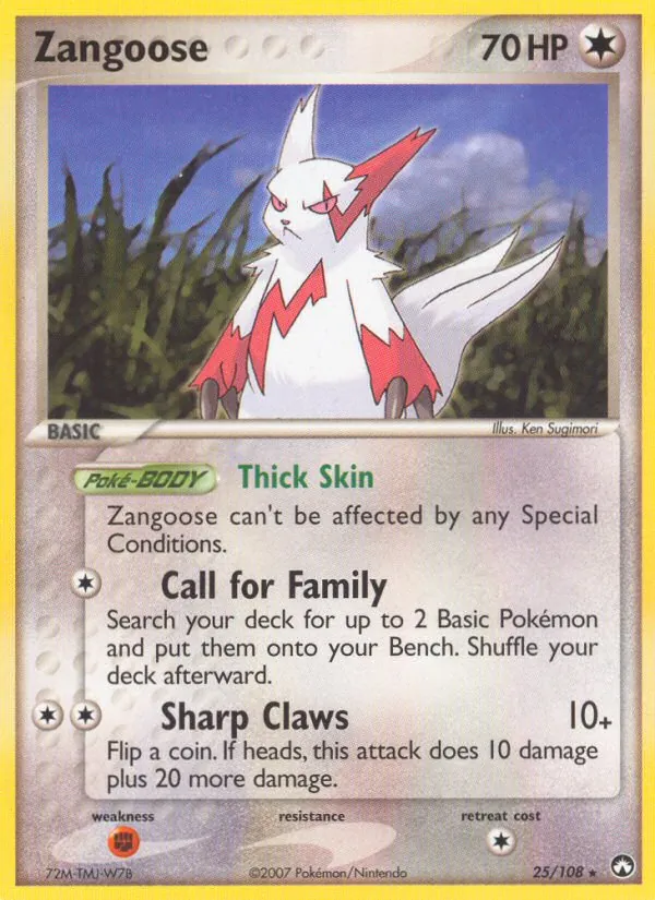 Zangoose - Power Keepers Pokemon Card