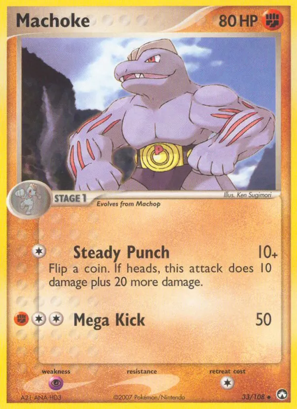 Machoke - Power Keepers Pokemon Card