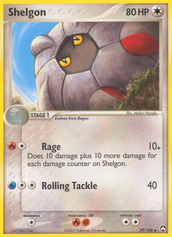Shelgon - Power Keepers Pokemon Card