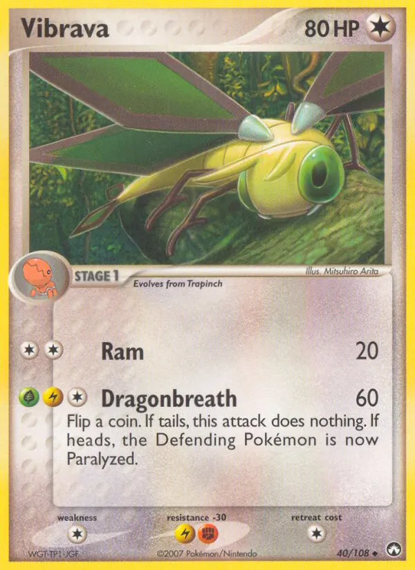 Vibrava - Power Keepers Pokemon Card