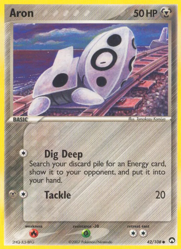 Aron - Power Keepers Pokemon Card