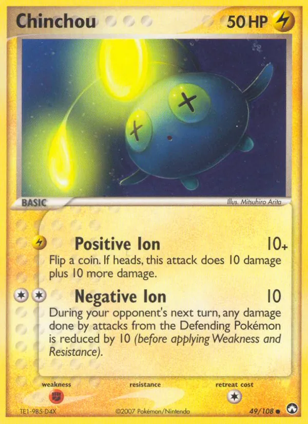 Chinchou - Power Keepers Pokemon Card