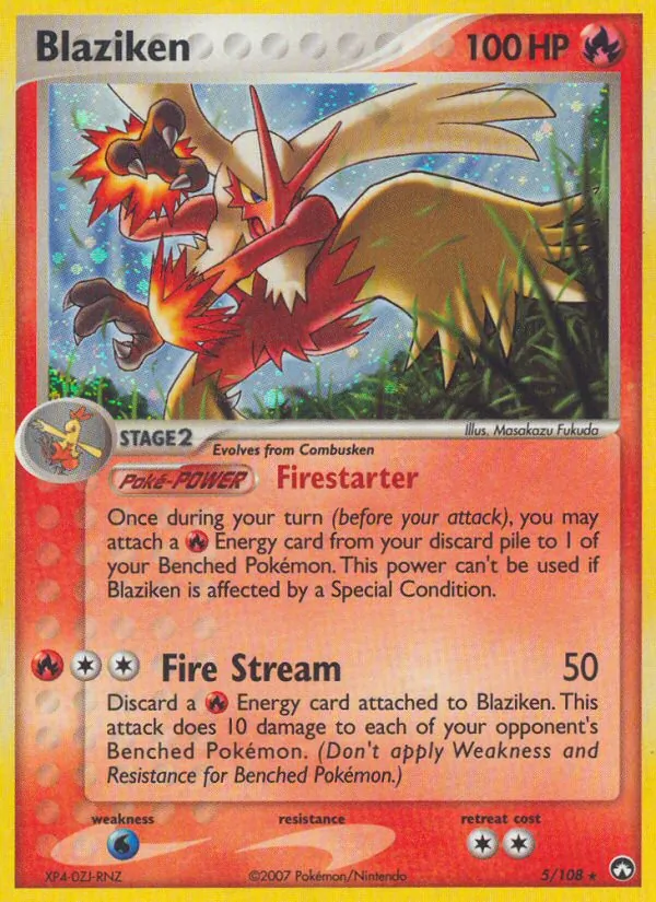 Blaziken - Power Keepers Pokemon Card