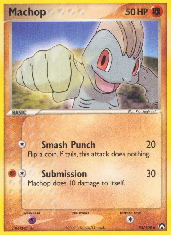 Machop - Power Keepers Pokemon Card