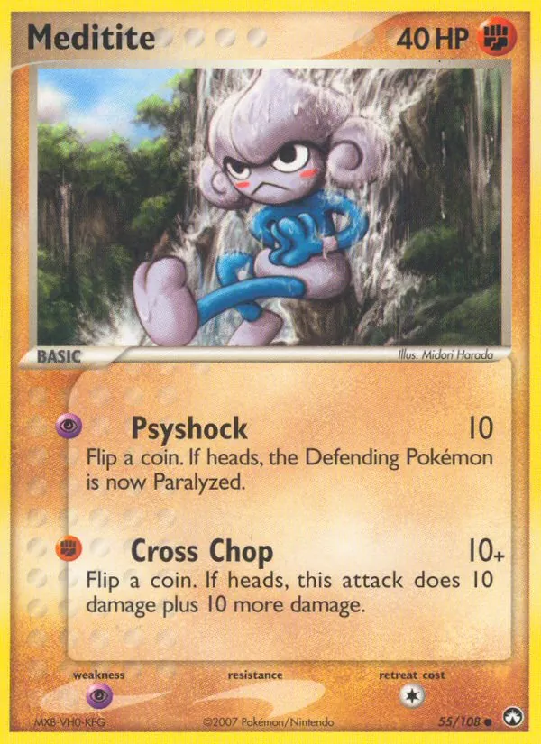 Meditite - Power Keepers Pokemon Card