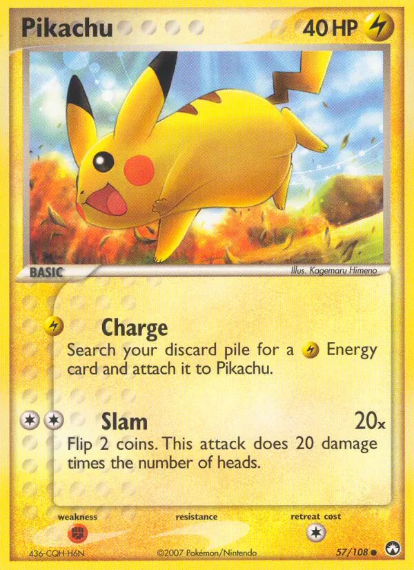 Pikachu - Power Keepers Pokemon Card