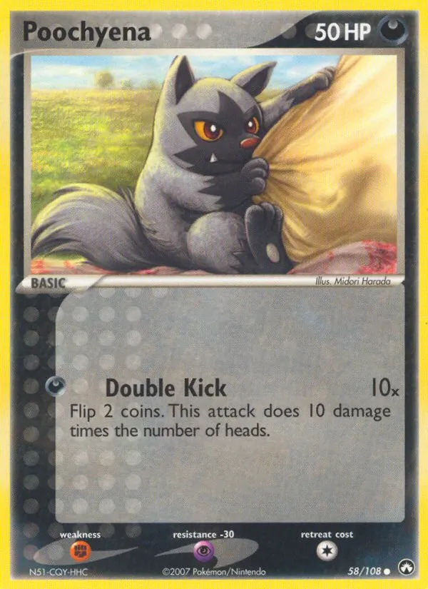 Poochyena - Power Keepers Pokemon Card