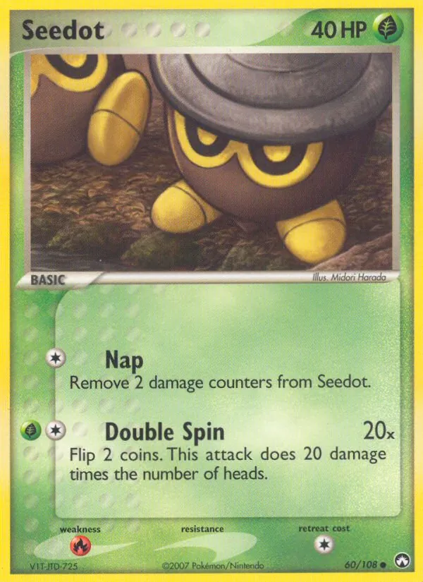 Seedot - Power Keepers Pokemon Card