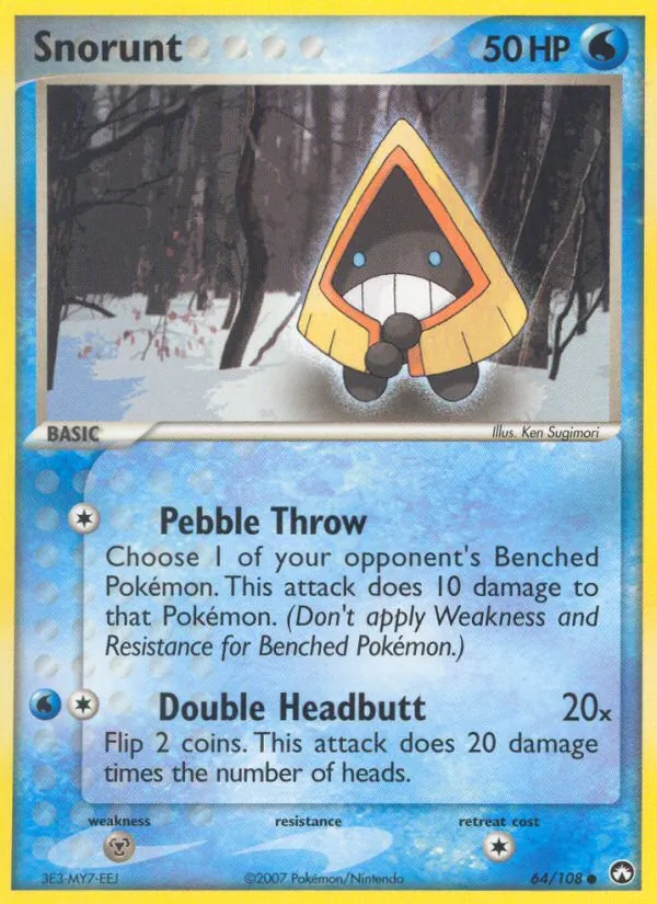 Snorunt - Power Keepers Pokemon Card
