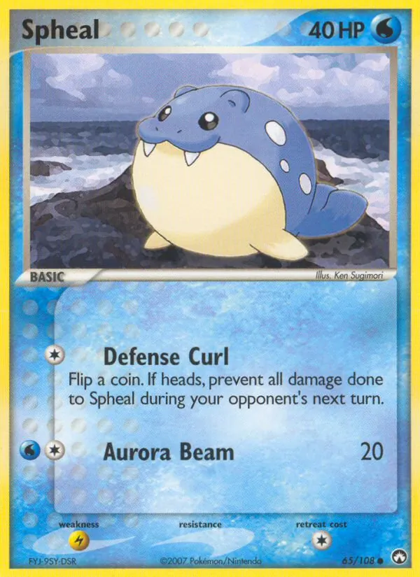Spheal - Power Keepers Pokemon Card