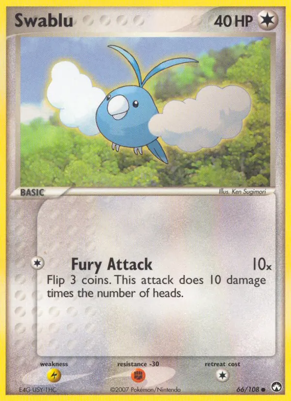 Swablu - Power Keepers Pokemon Card