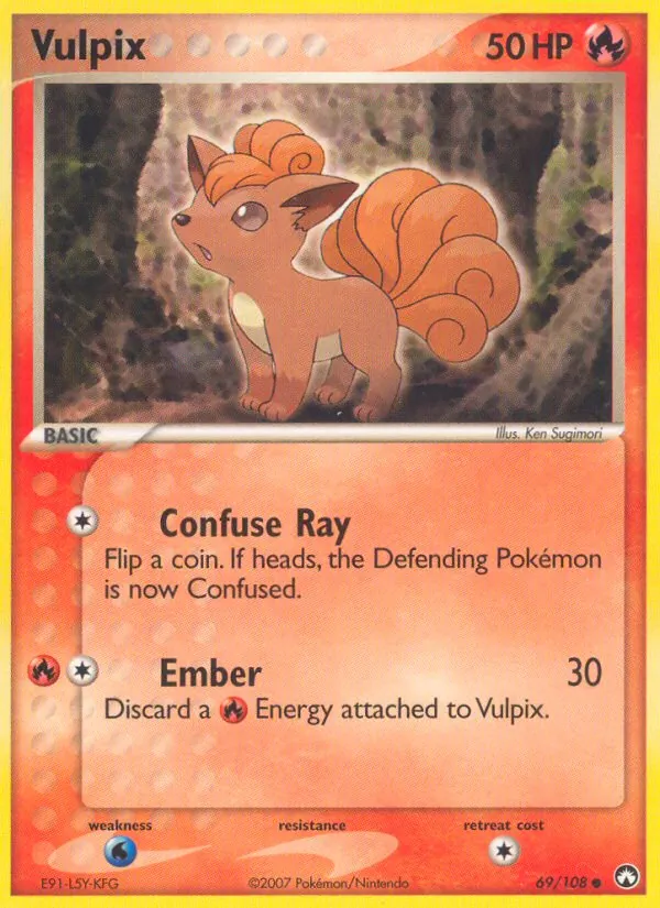 Vulpix - Power Keepers Pokemon Card