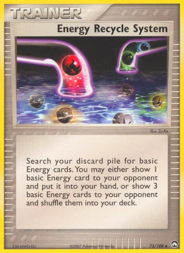 Energy Recycle System - Power Keepers Pokemon Card