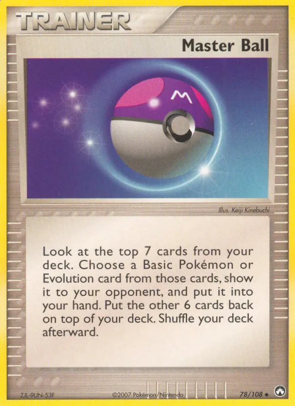 Master Ball - Power Keepers Pokemon Card