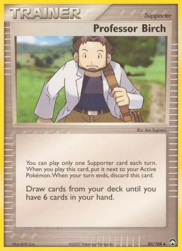 Professor Birch - Power Keepers Pokemon Card