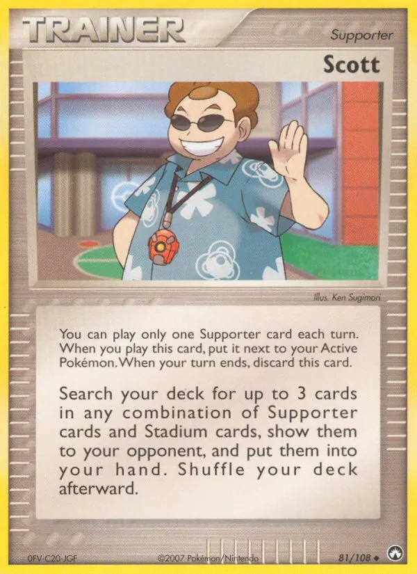 Scott - Power Keepers Pokemon Card