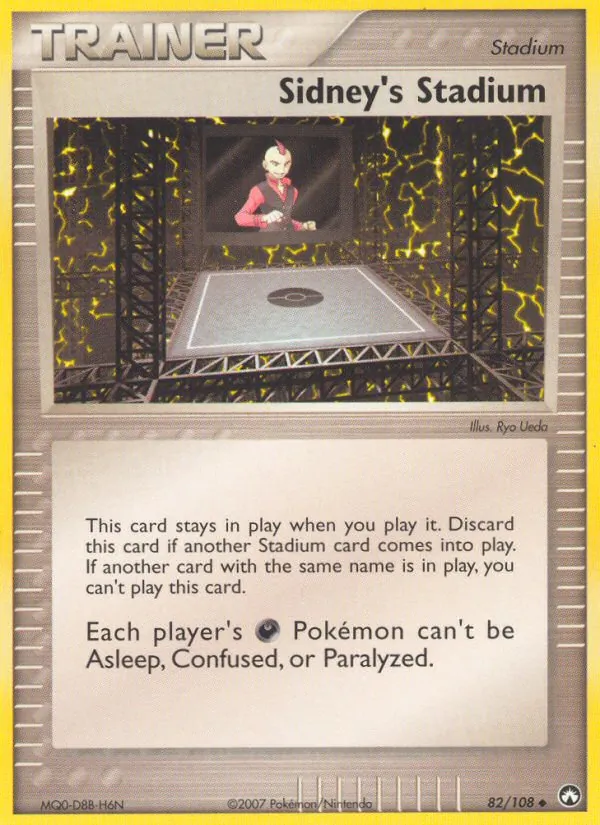 Sidney's Stadium - Power Keepers Pokemon Card