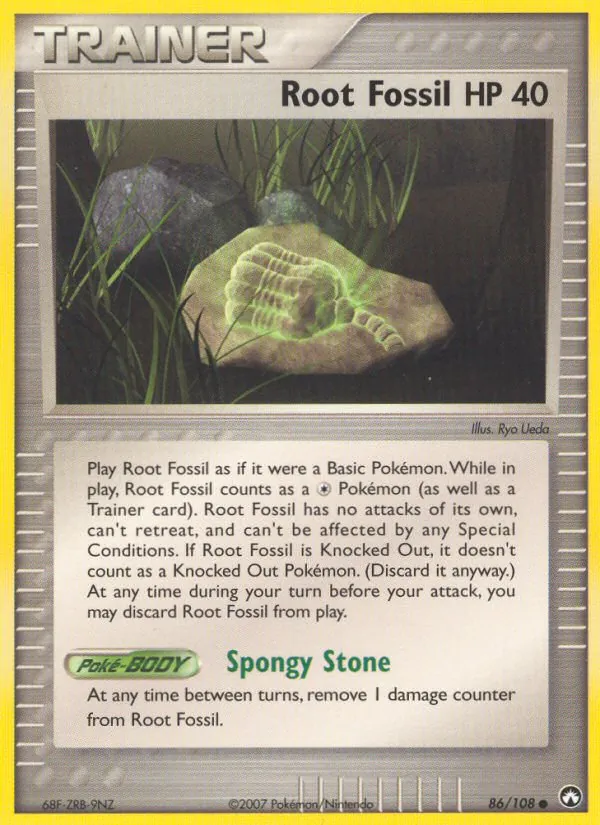 Root Fossil - Power Keepers Pokemon Card