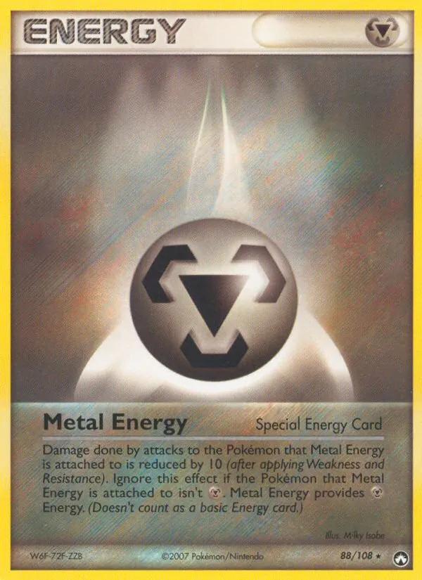Metal Energy - Power Keepers Pokemon Card