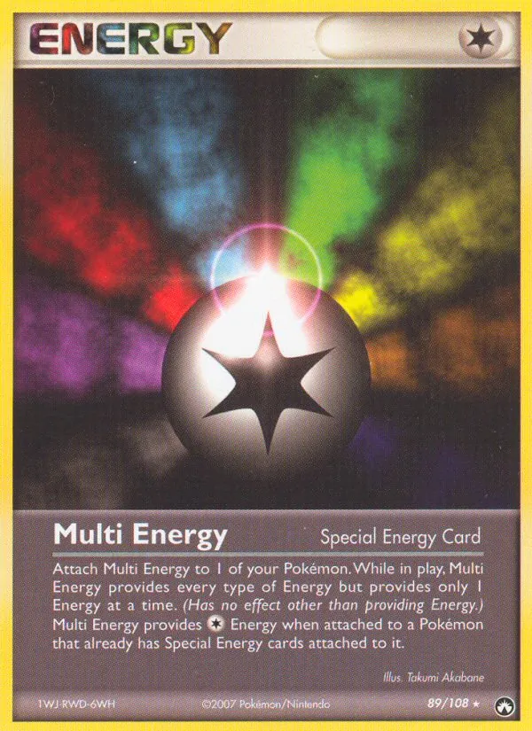 Multi Energy - Power Keepers Pokemon Card