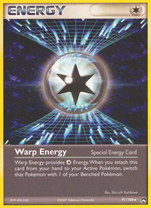 Warp Energy - Power Keepers Pokemon Card