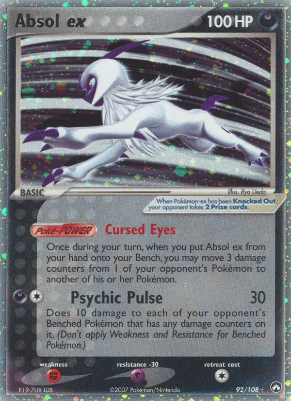 Absol ex - Power Keepers Pokemon Card