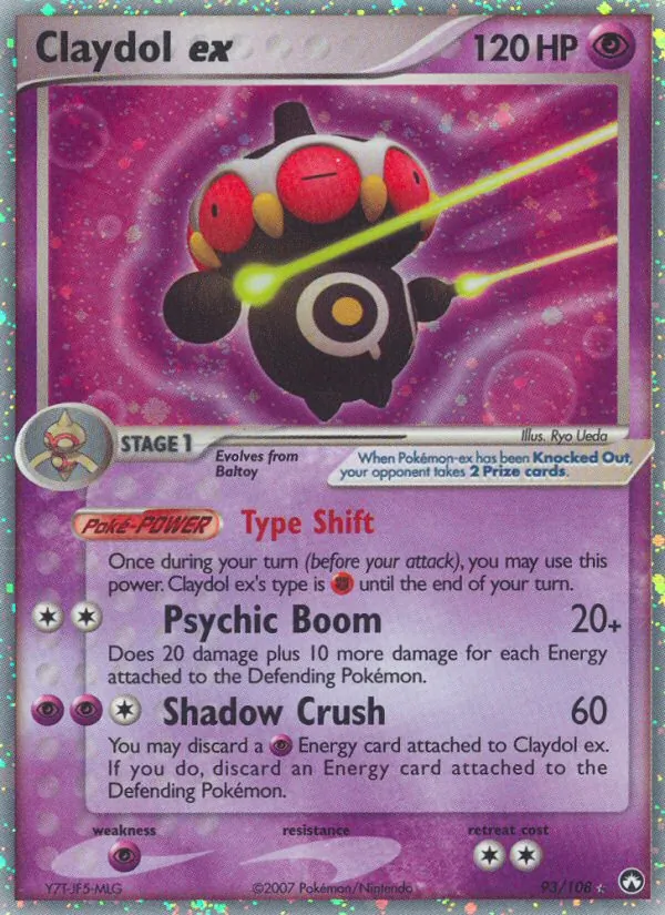Claydol ex - Power Keepers Pokemon Card