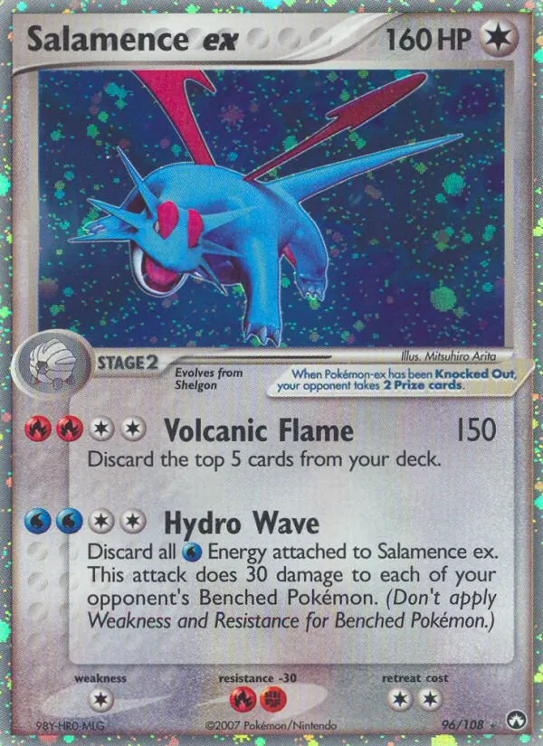 Salamence ex - Power Keepers Pokemon Card