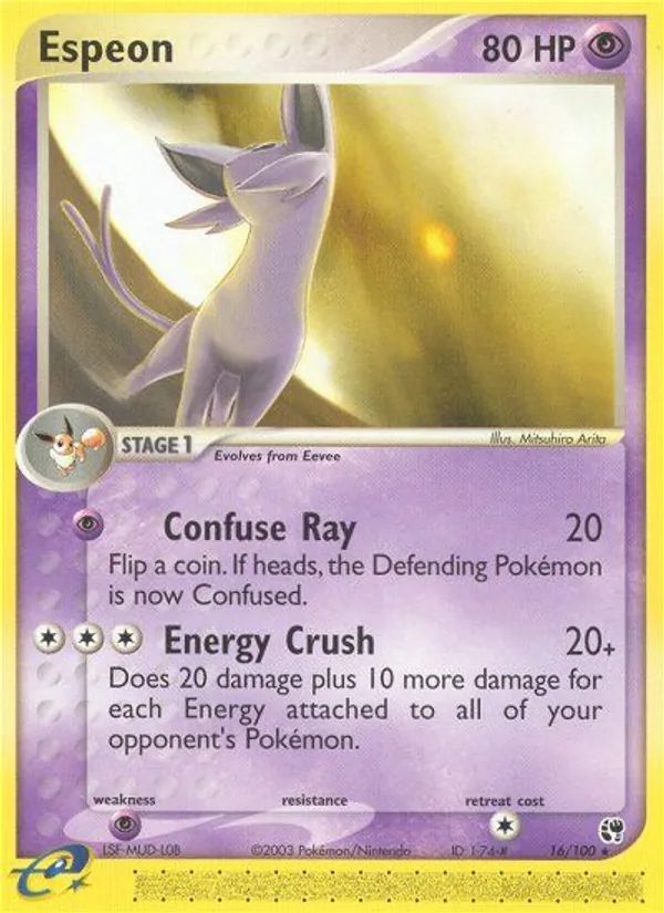 Espeon - Sandstorm Pokemon Card