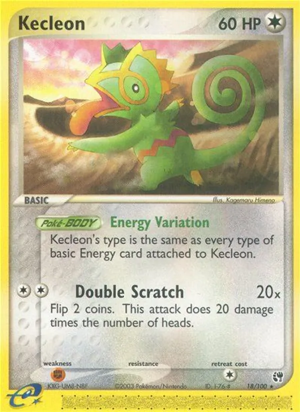 Kecleon - Sandstorm Pokemon Card