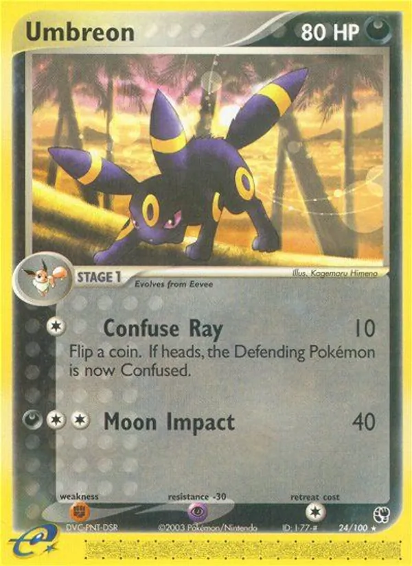 Umbreon - Sandstorm Pokemon Card