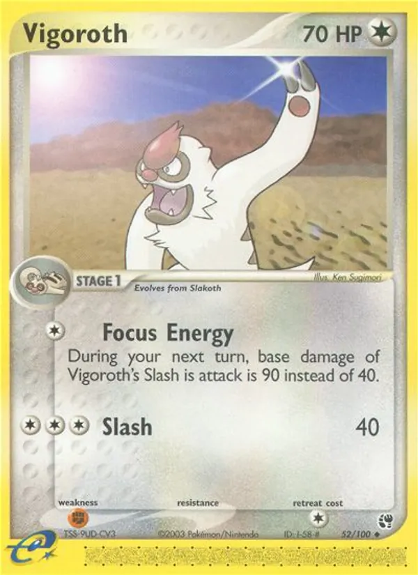 Vigoroth - Sandstorm Pokemon Card
